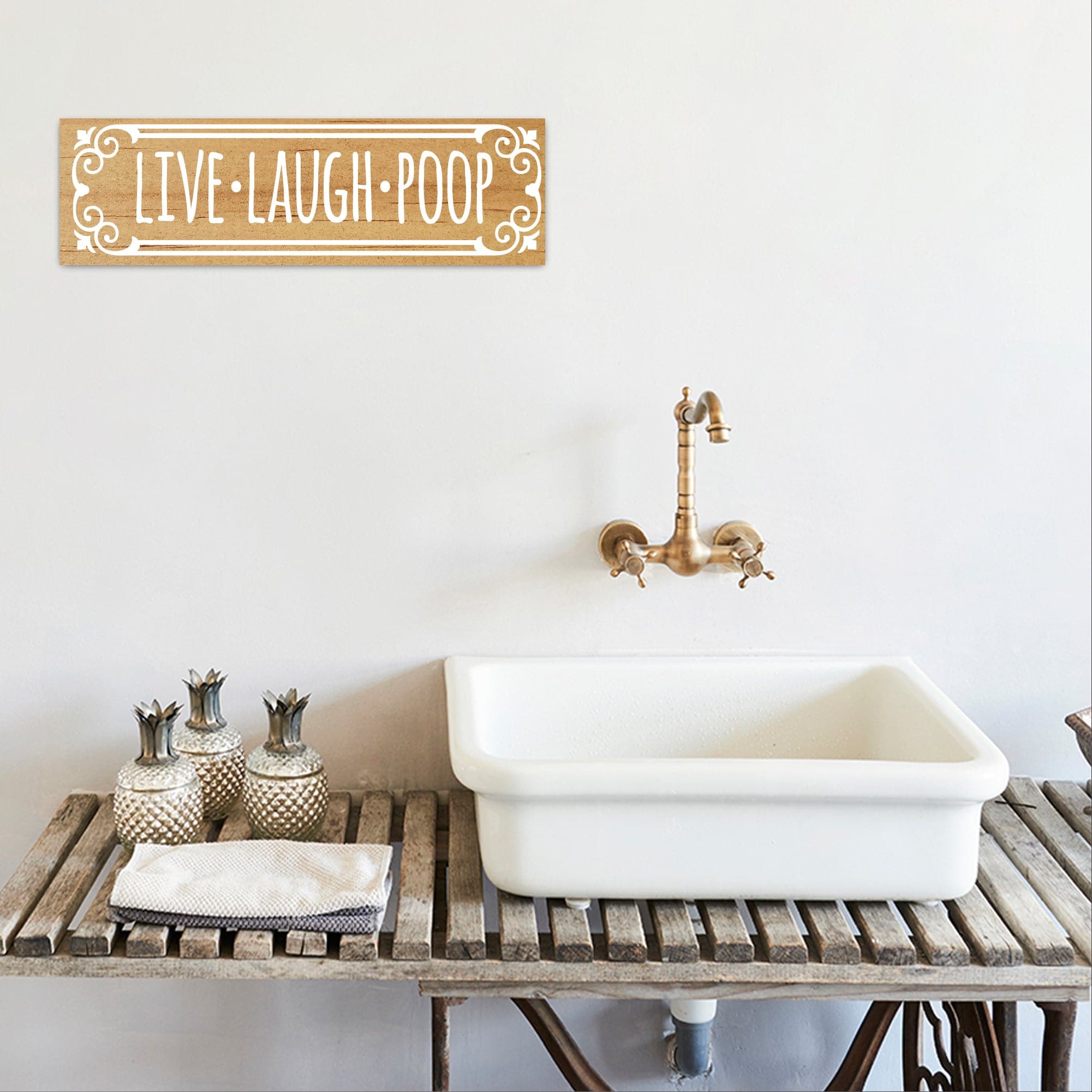 Live Laugh Poop - Dream Big Printables