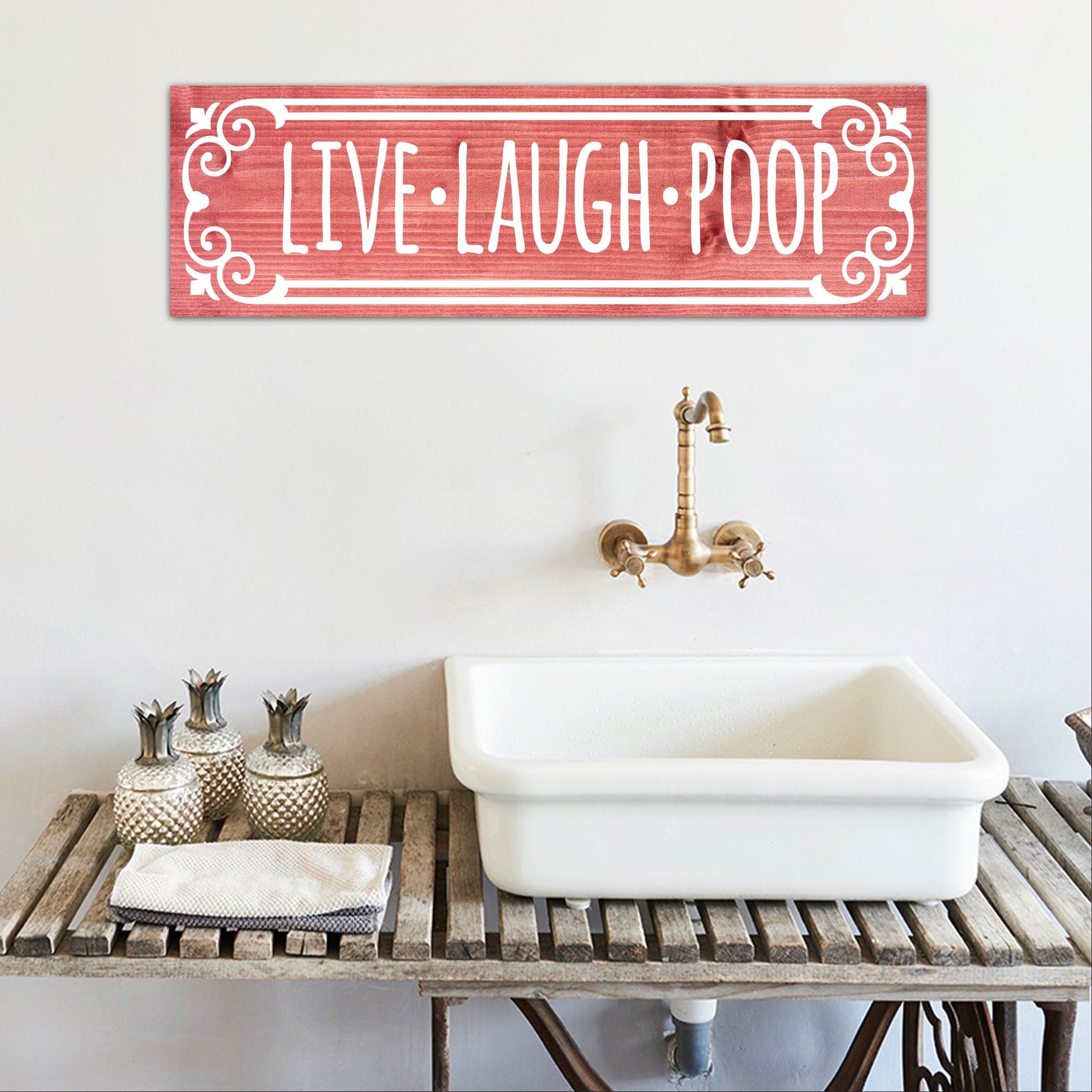 Live Laugh Poop - Dream Big Printables