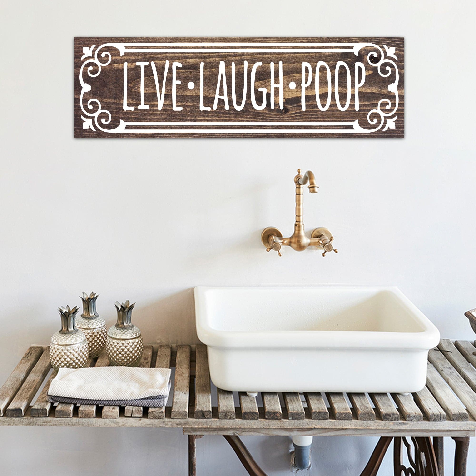 Live Laugh Poop - Dream Big Printables