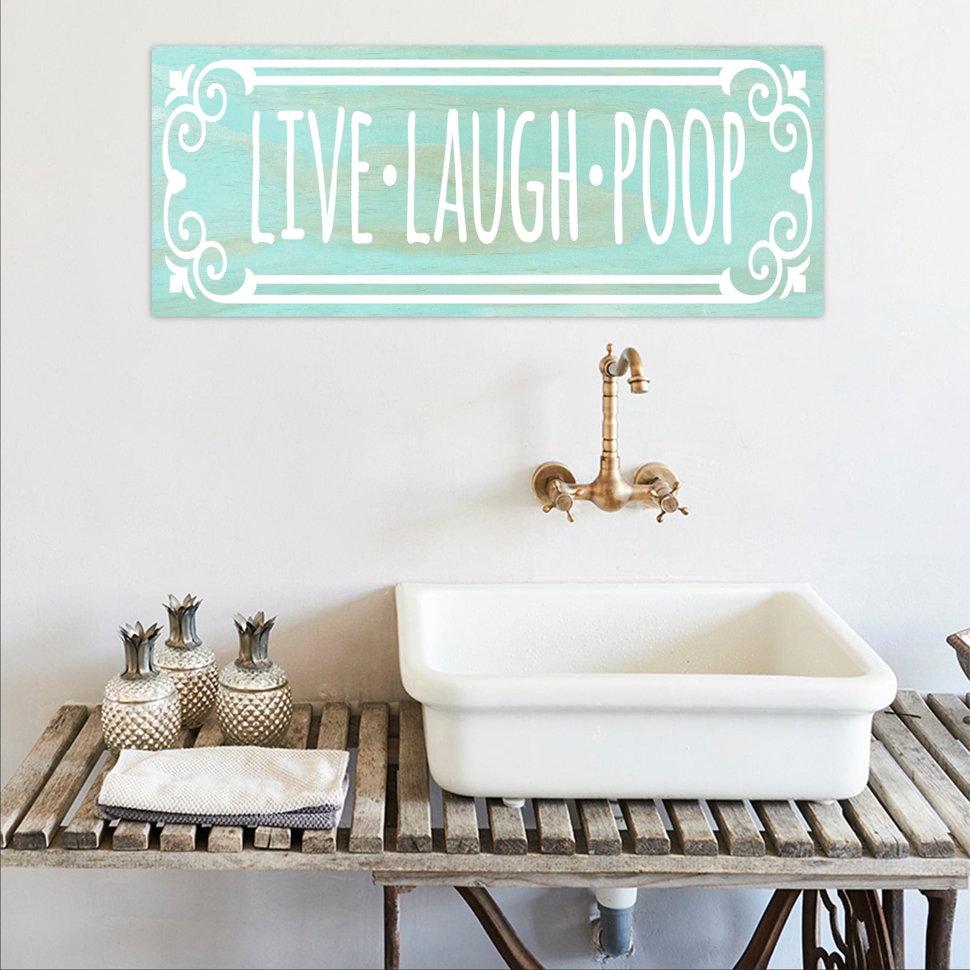 Live Laugh Poop - Dream Big Printables