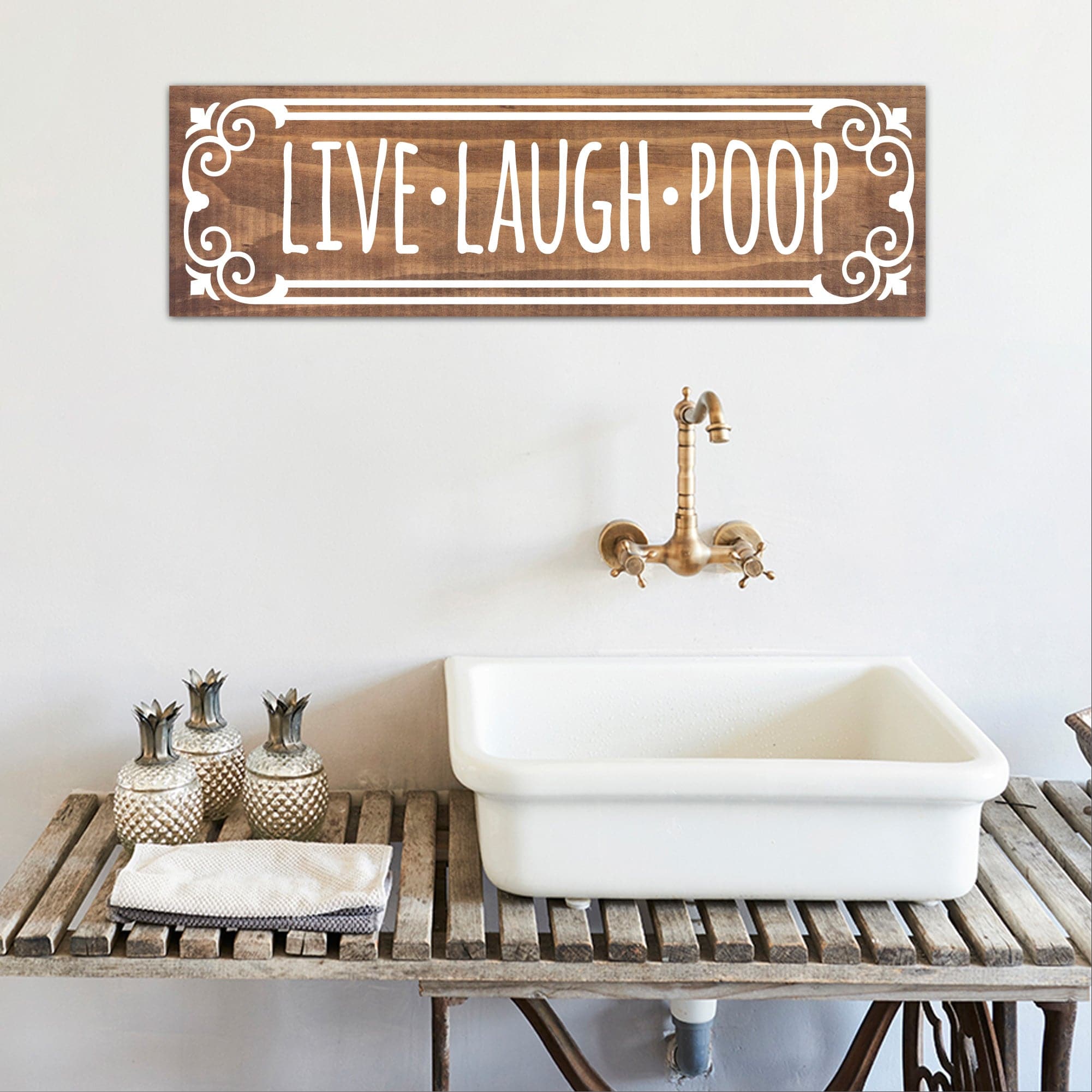 Live Laugh Poop - Dream Big Printables