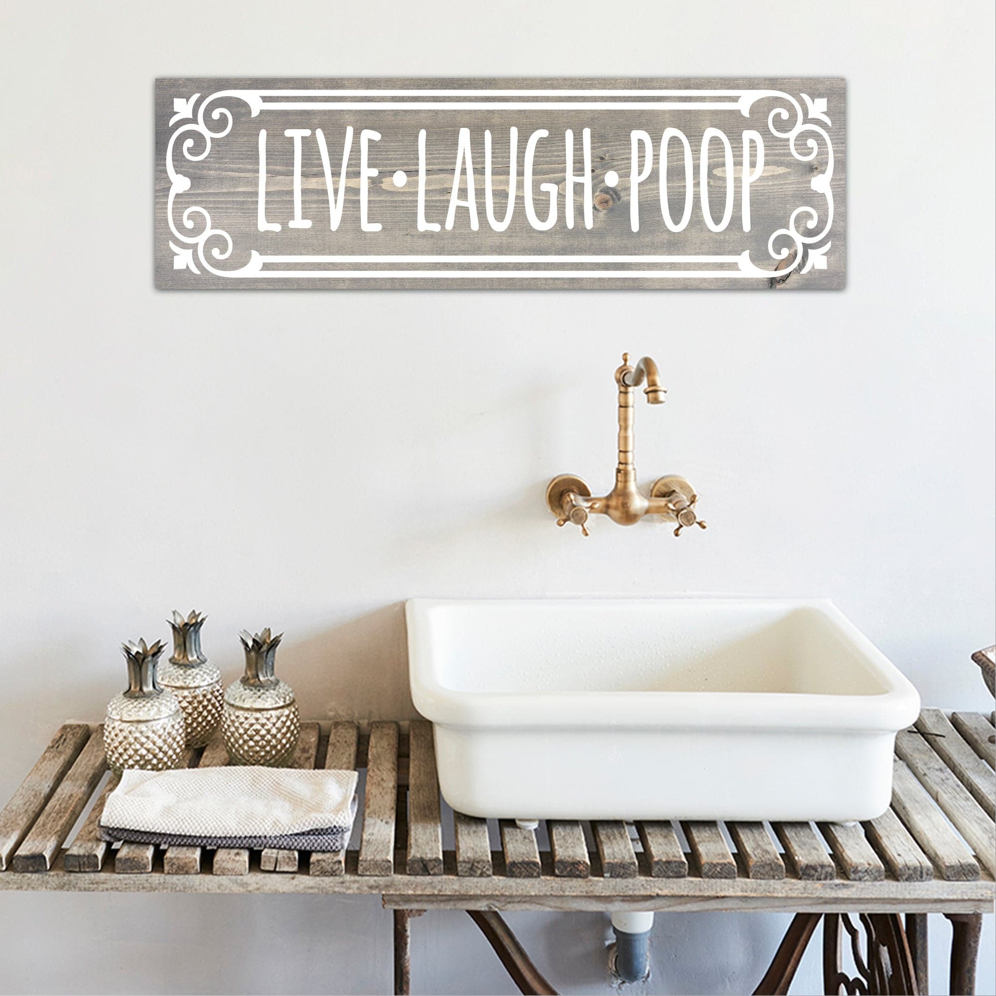 Live Laugh Poop - Dream Big Printables
