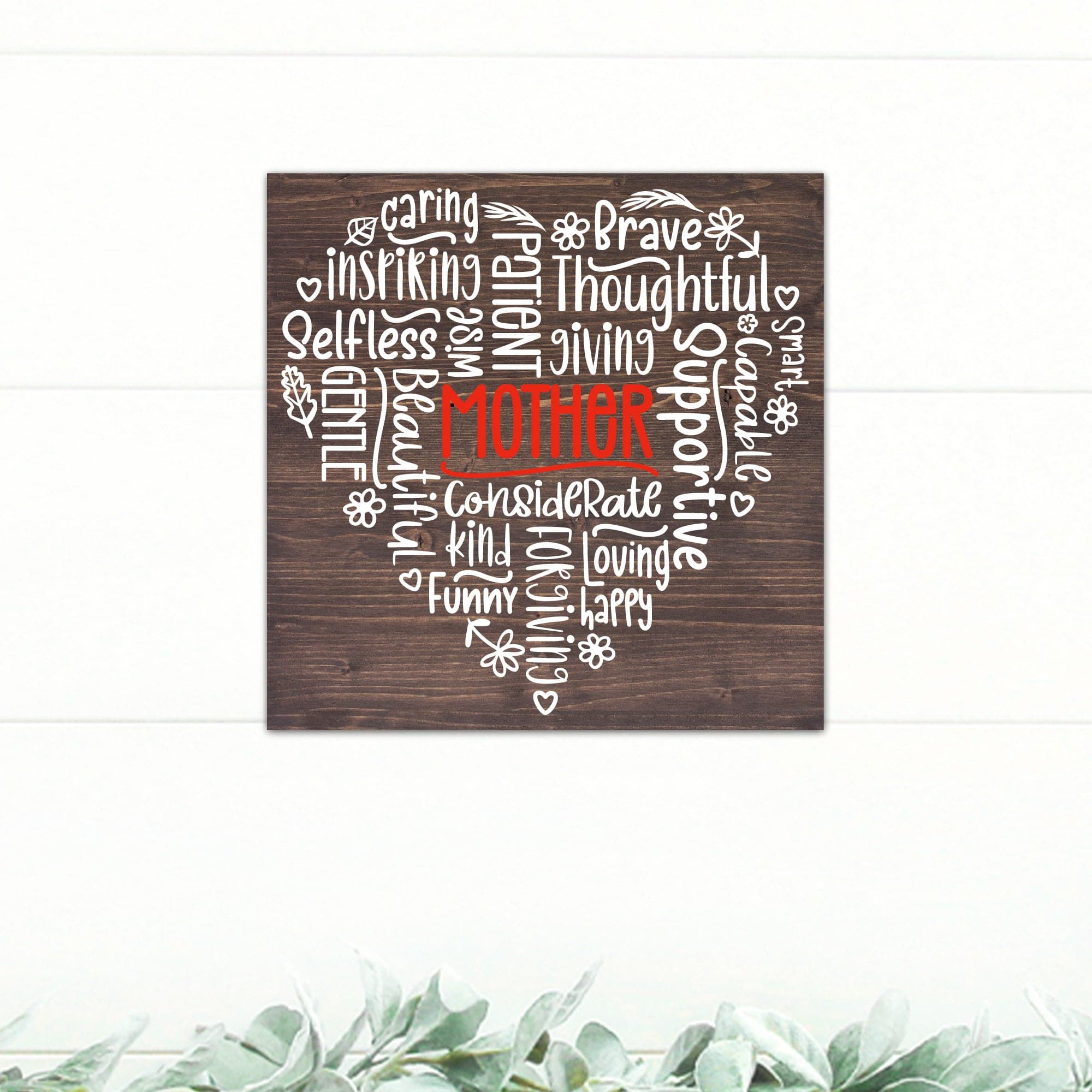 Mother Heart Word Art - Dream Big Printables