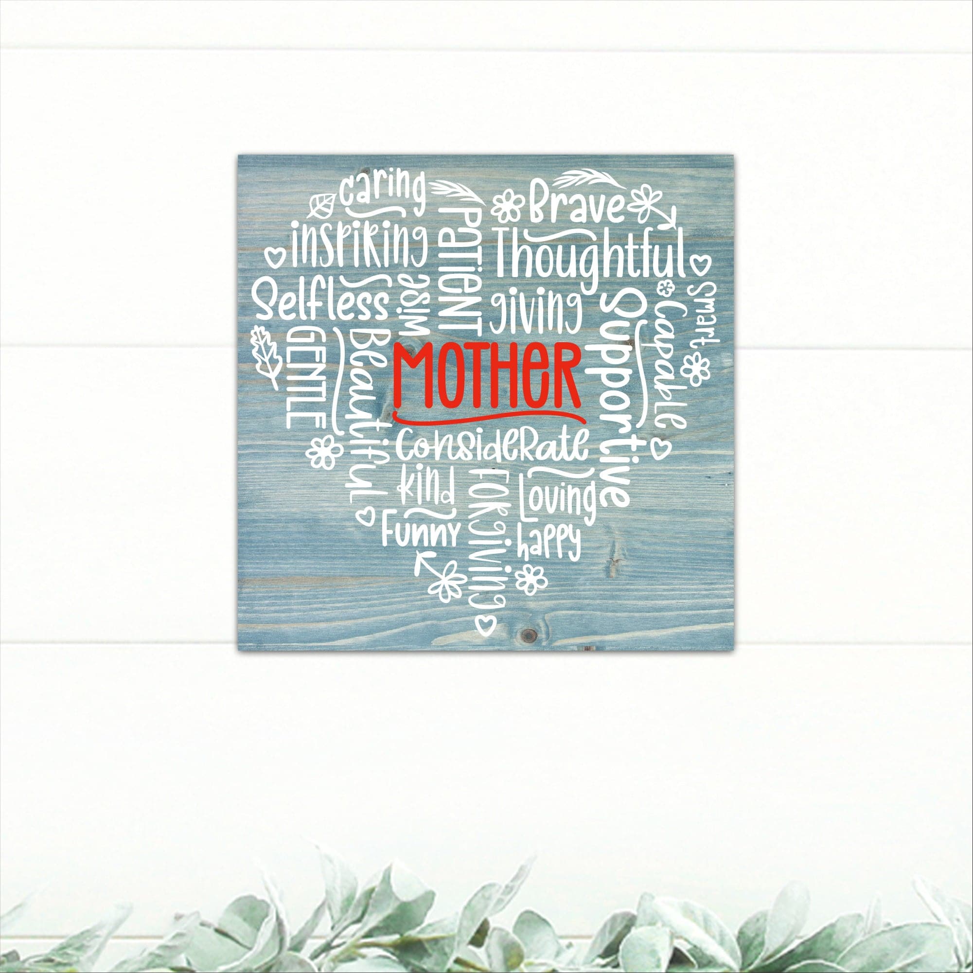 Mother Heart Word Art - Dream Big Printables