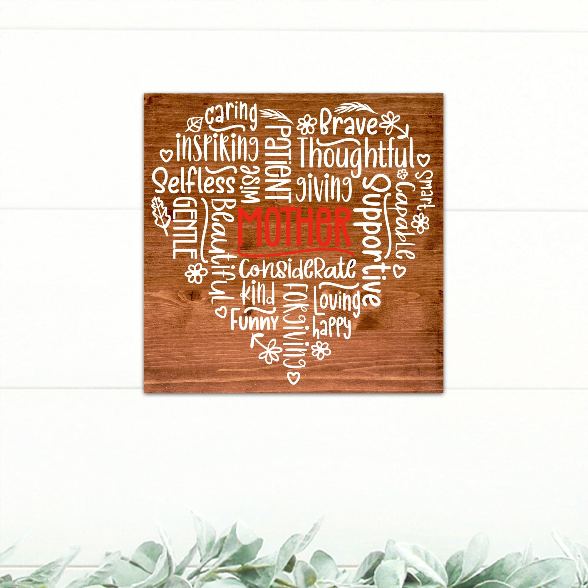 Mother Heart Word Art - Dream Big Printables
