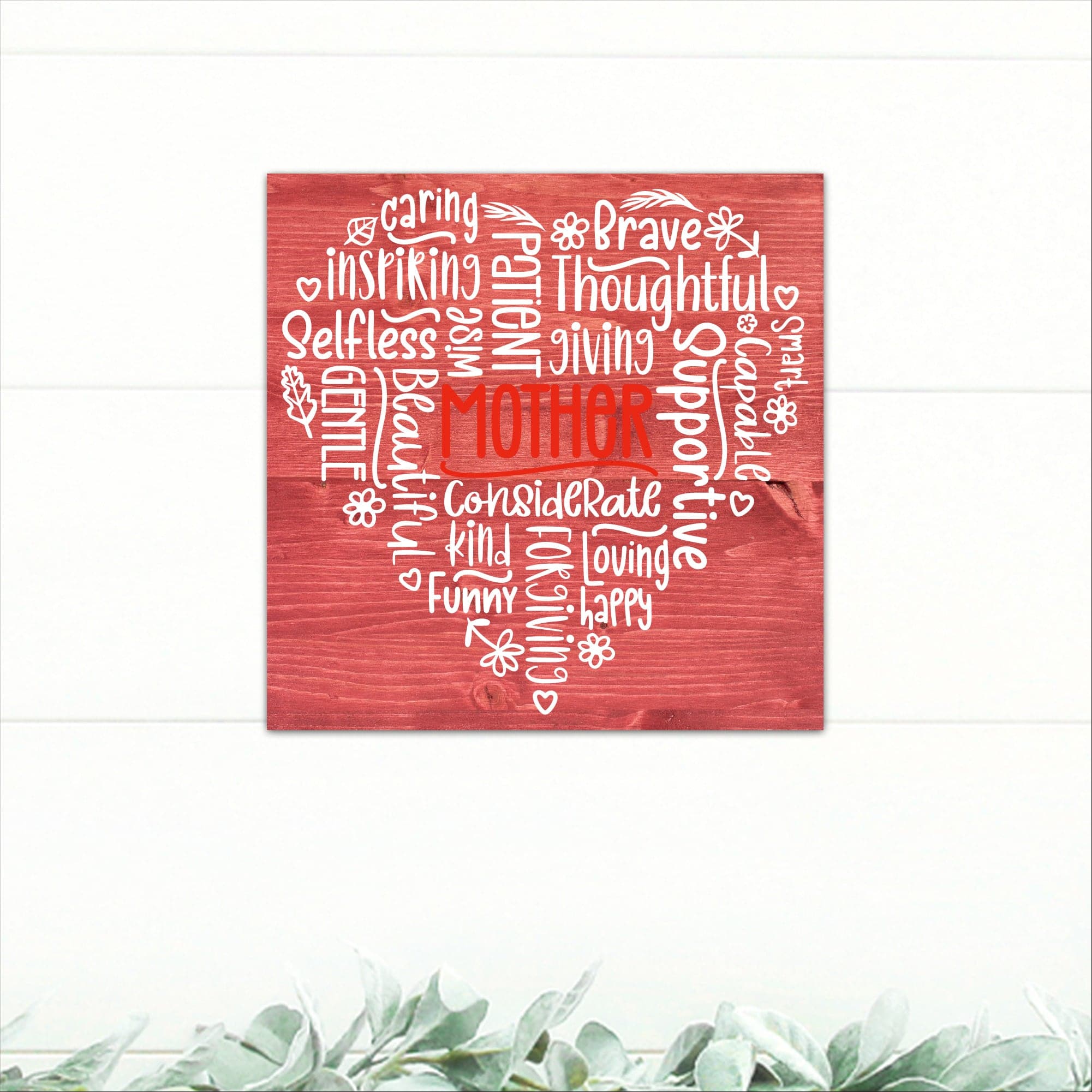 Mother Heart Word Art - Dream Big Printables
