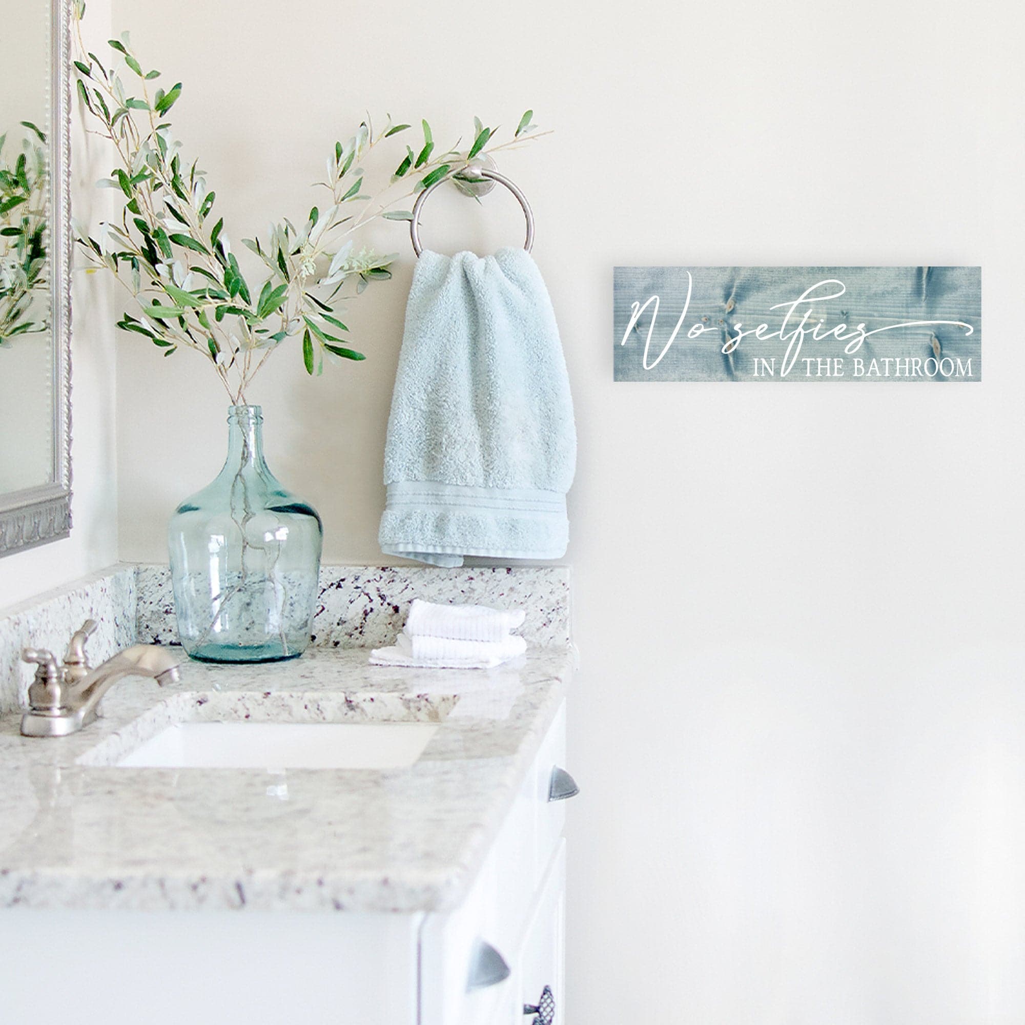 No Selfies in the Bathroom - Dream Big Printables