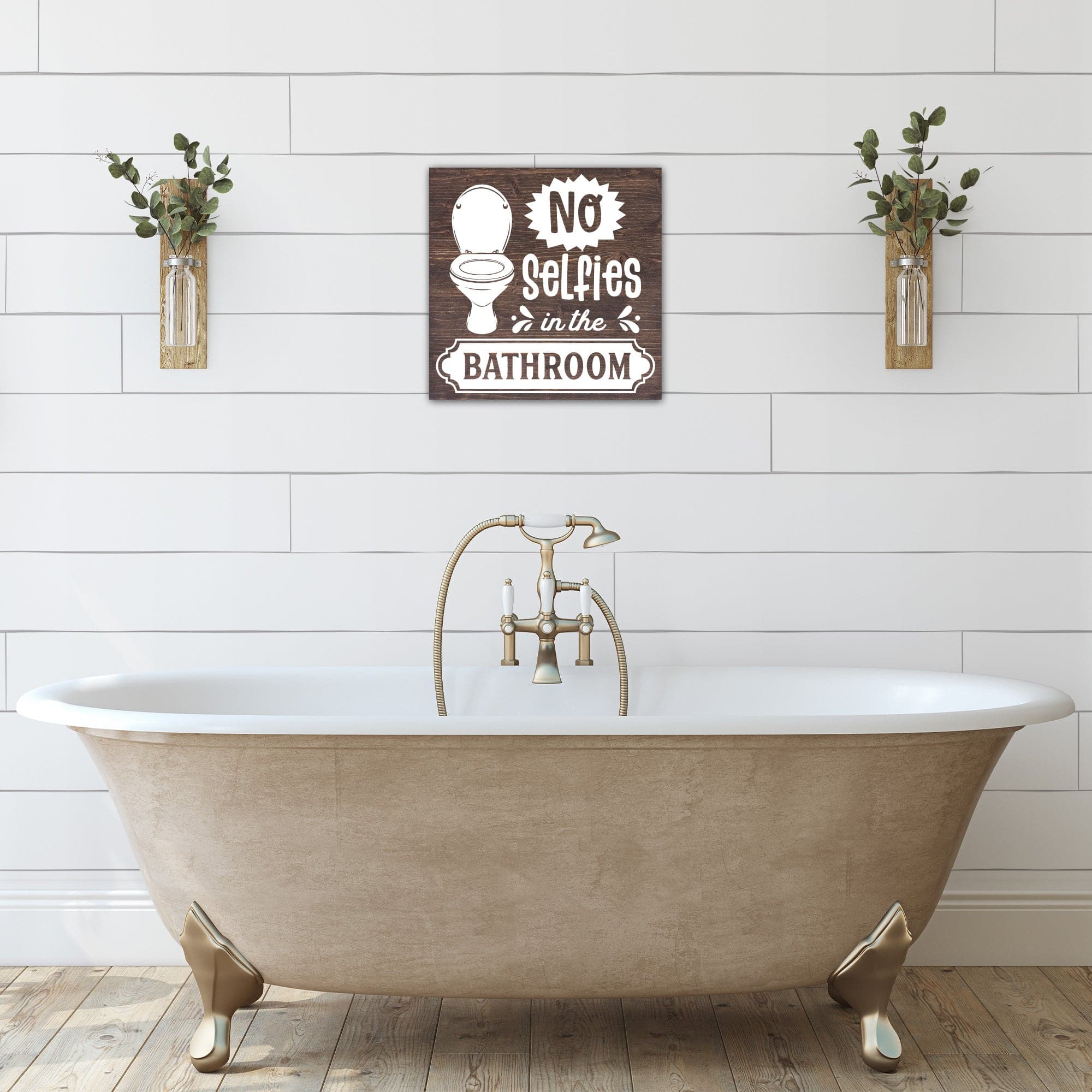 No Selfies in the Bathroom - Dream Big Printables