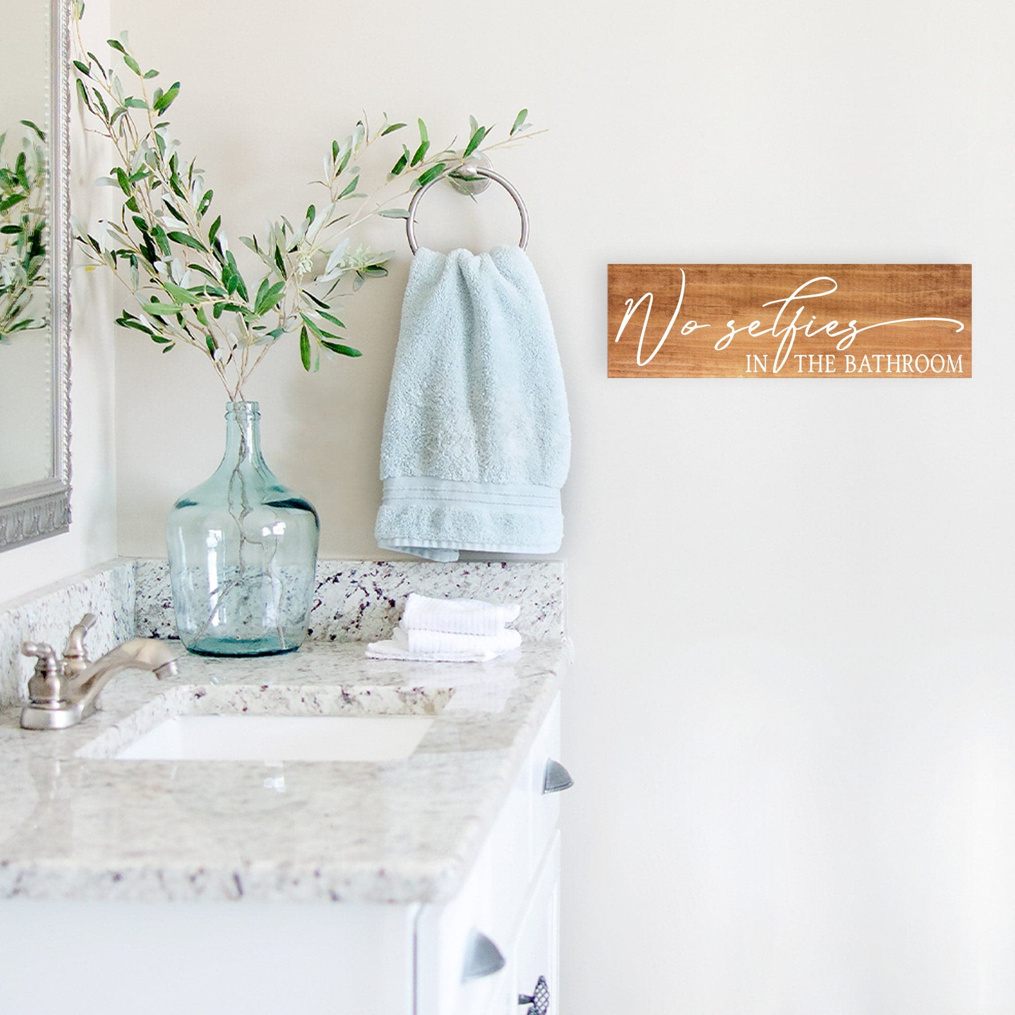 No Selfies in the Bathroom - Dream Big Printables