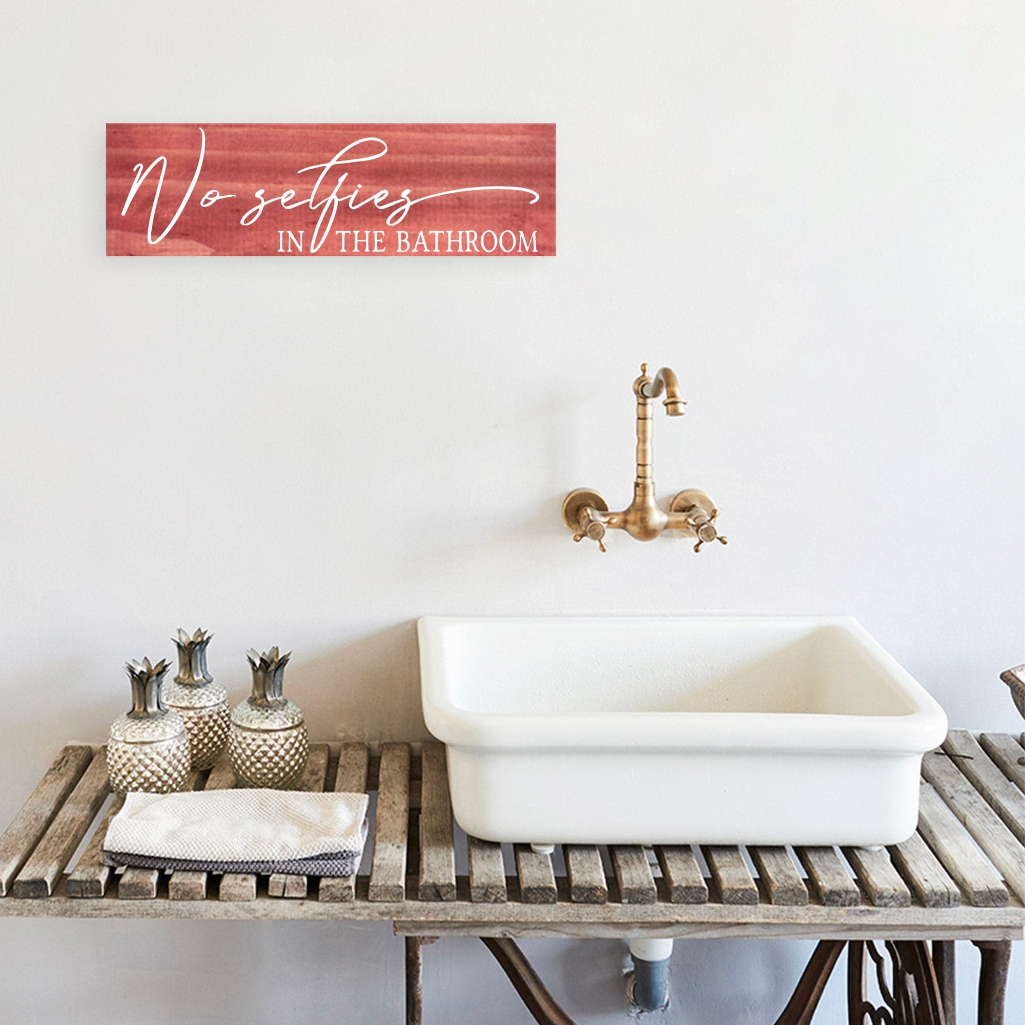 No Selfies in the Bathroom - Dream Big Printables