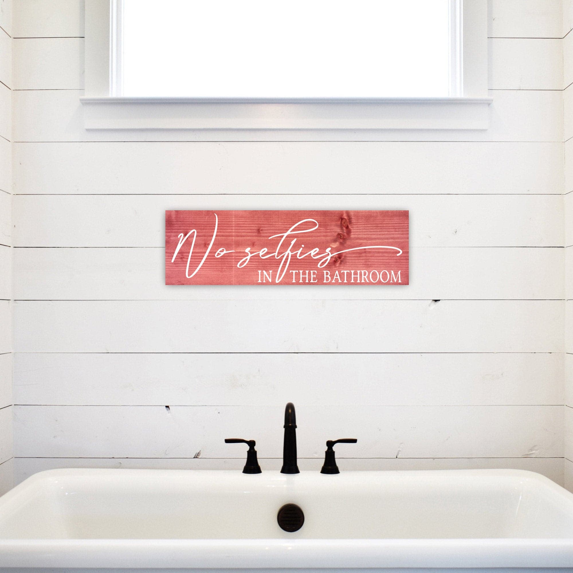 No Selfies in the Bathroom - Dream Big Printables