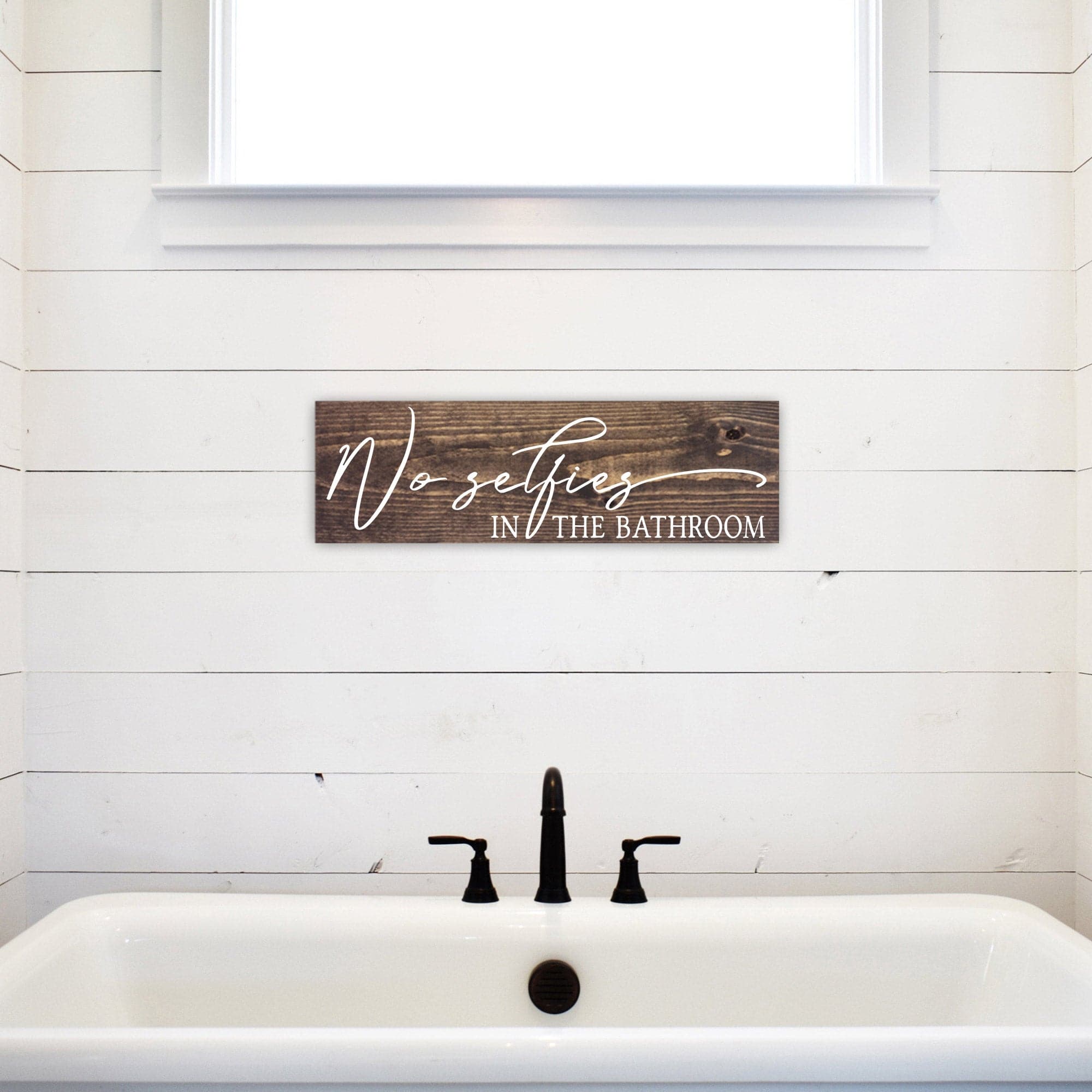 No Selfies in the Bathroom - Dream Big Printables
