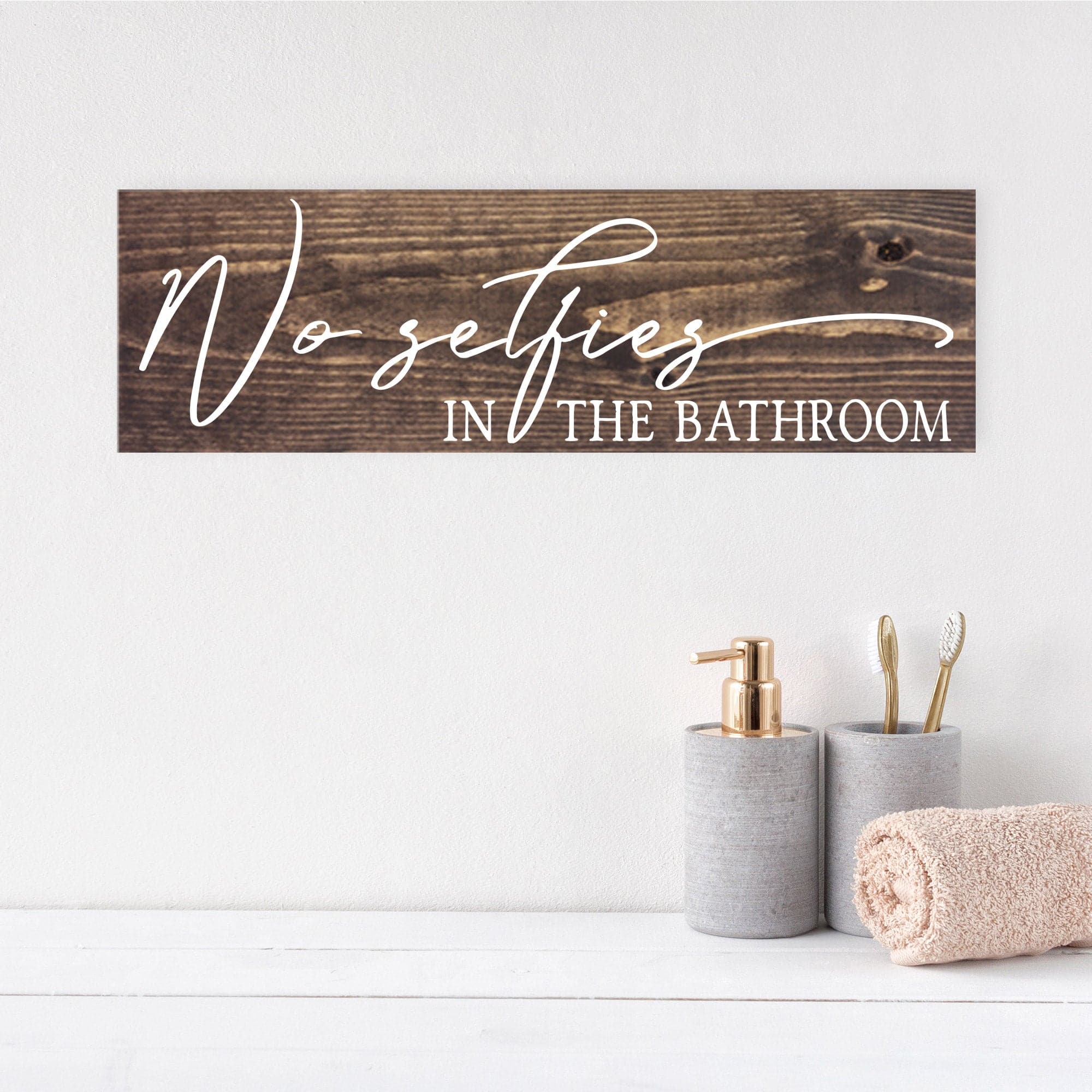 No Selfies in the Bathroom - Dream Big Printables