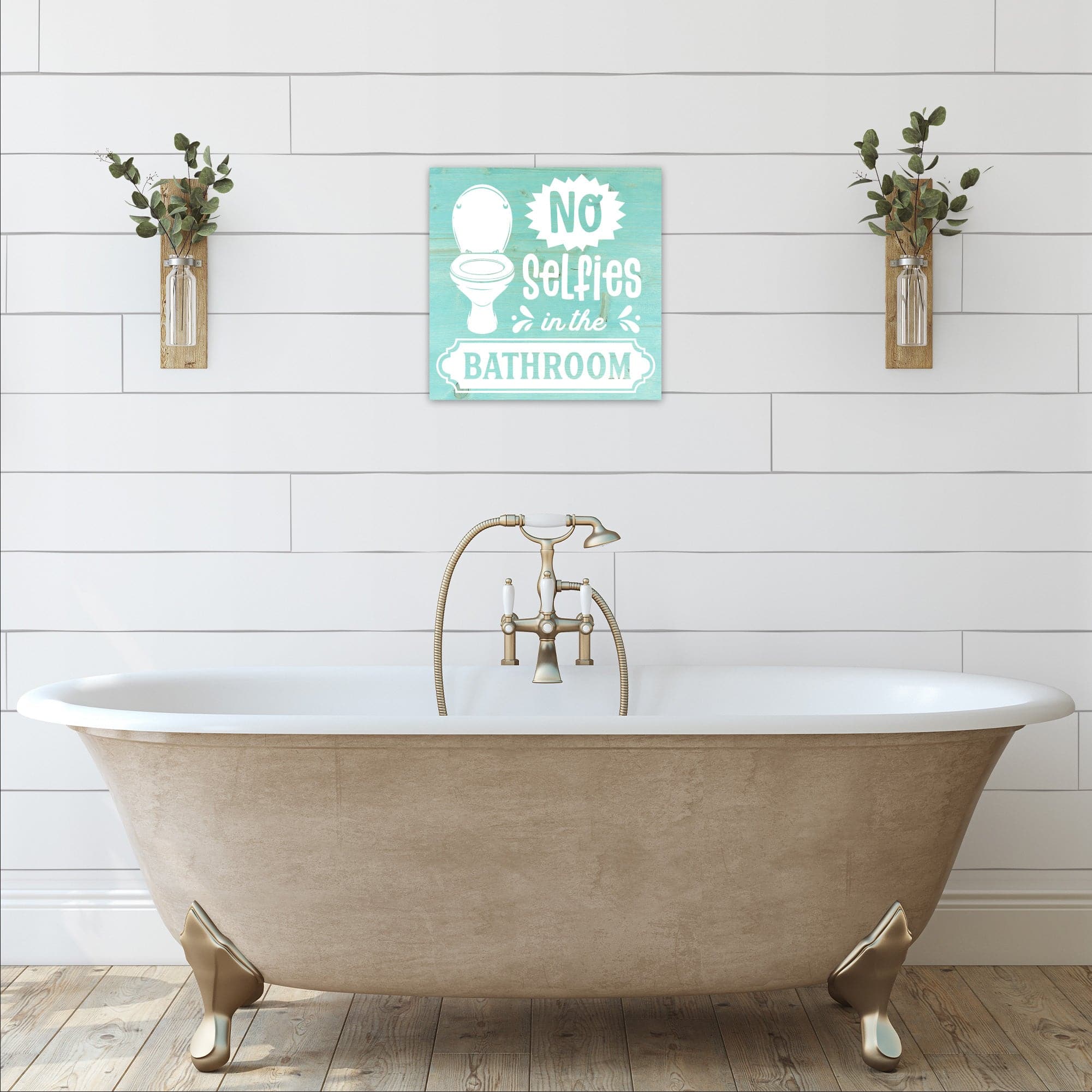 No Selfies in the Bathroom - Dream Big Printables