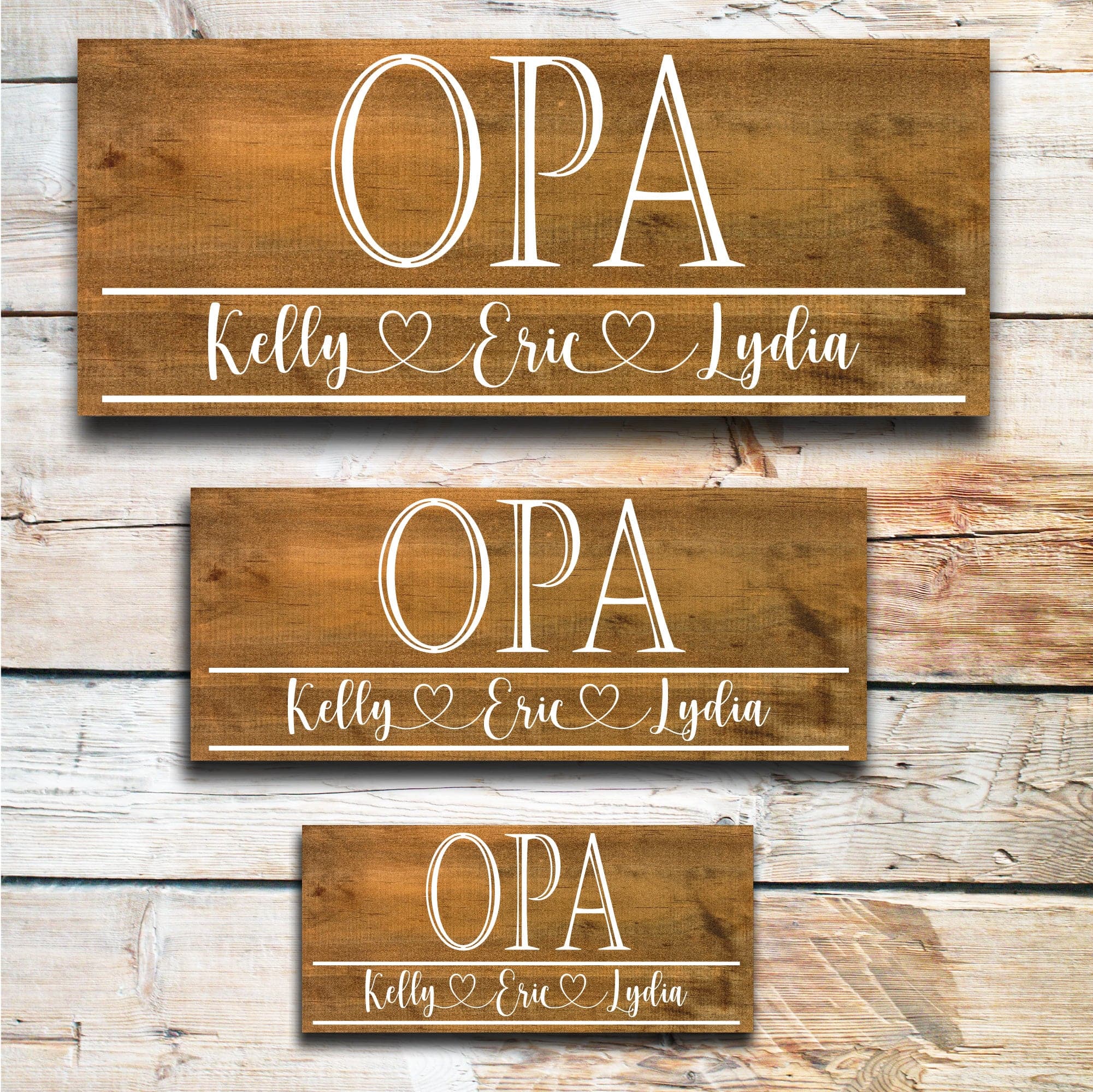 Opa - Custom Father's Day Sign - Dream Big Printables