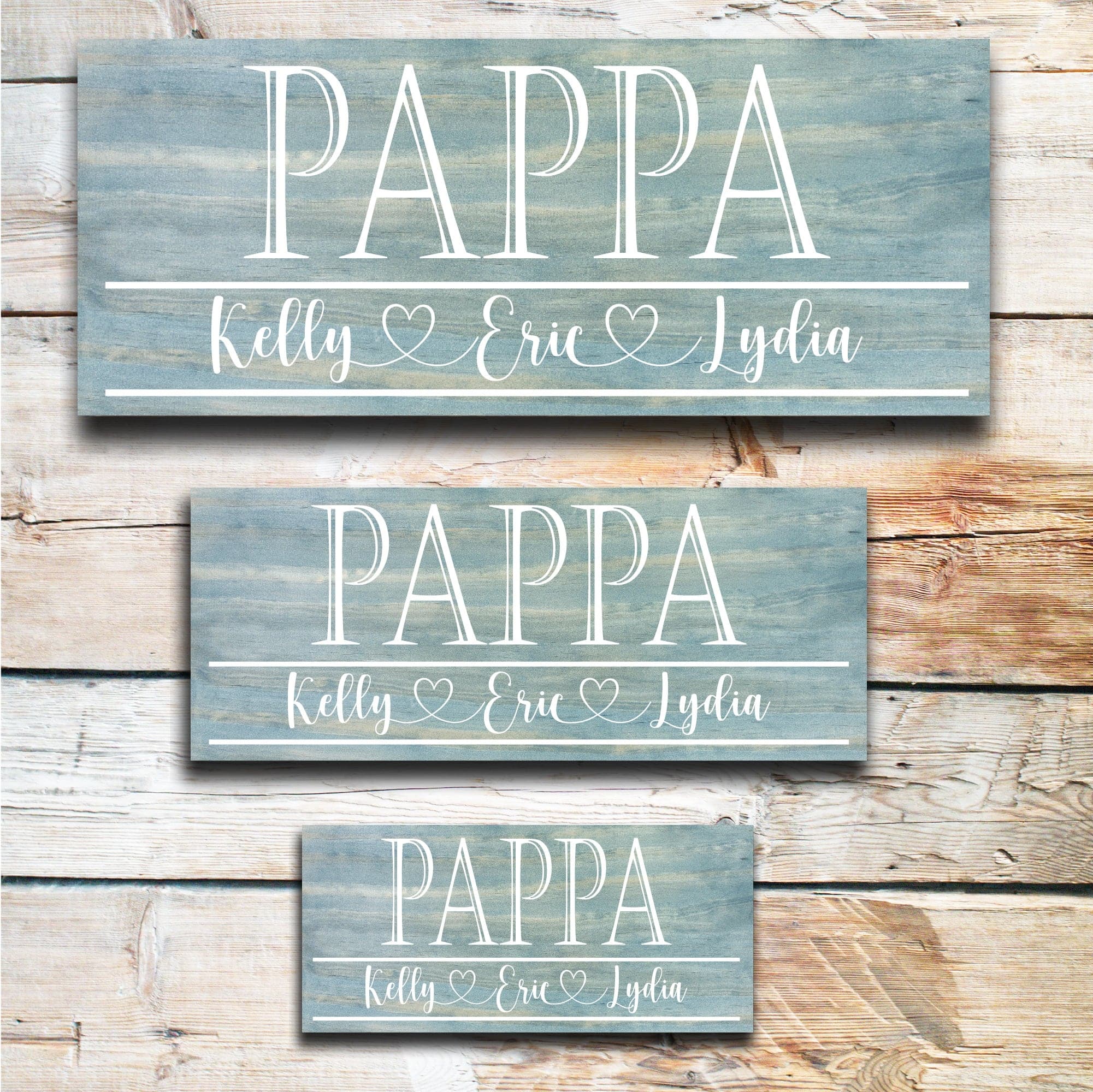 Pappa - Custom Father's Day Sign - Dream Big Printables