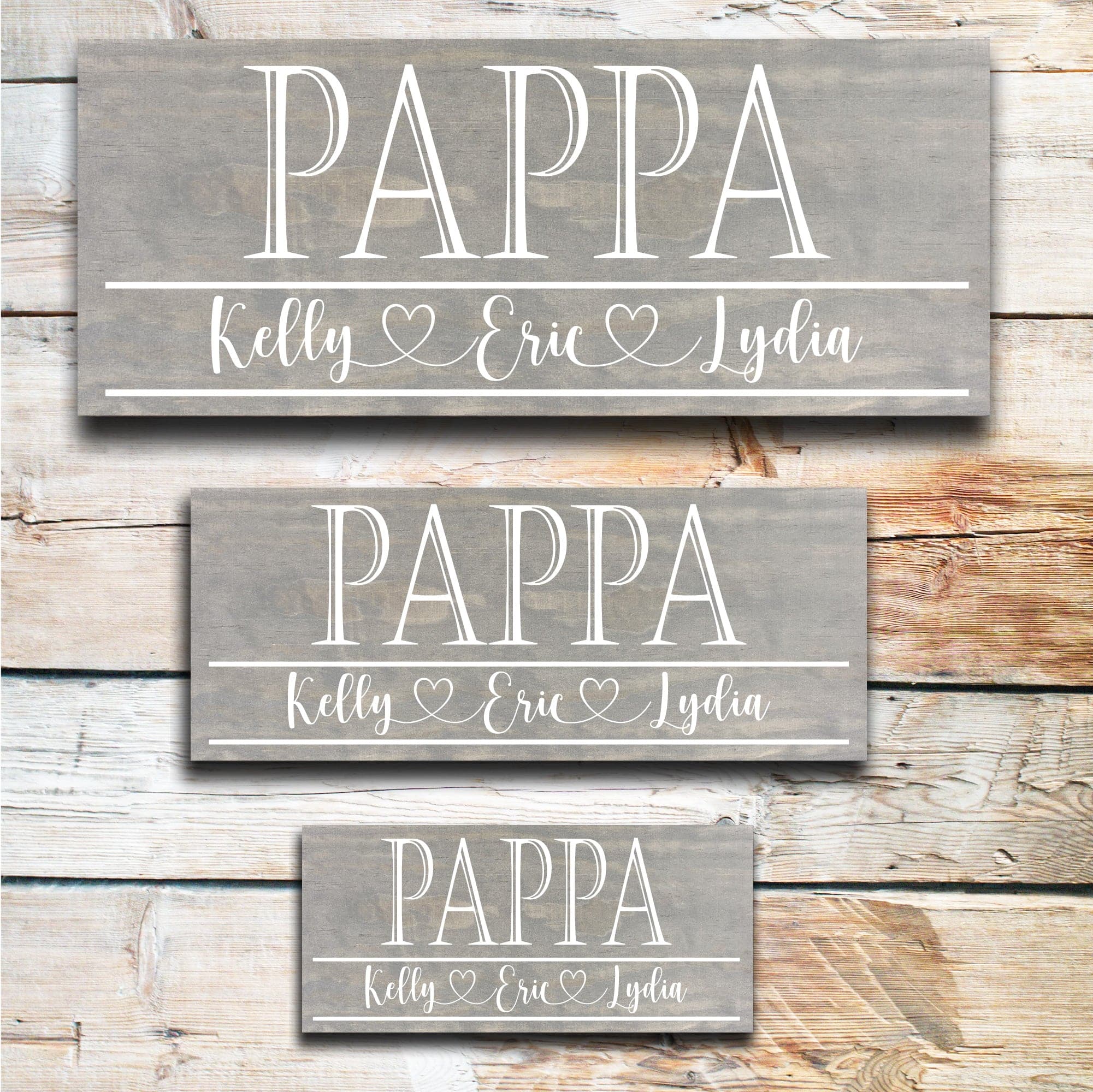 Pappa - Custom Father's Day Sign - Dream Big Printables
