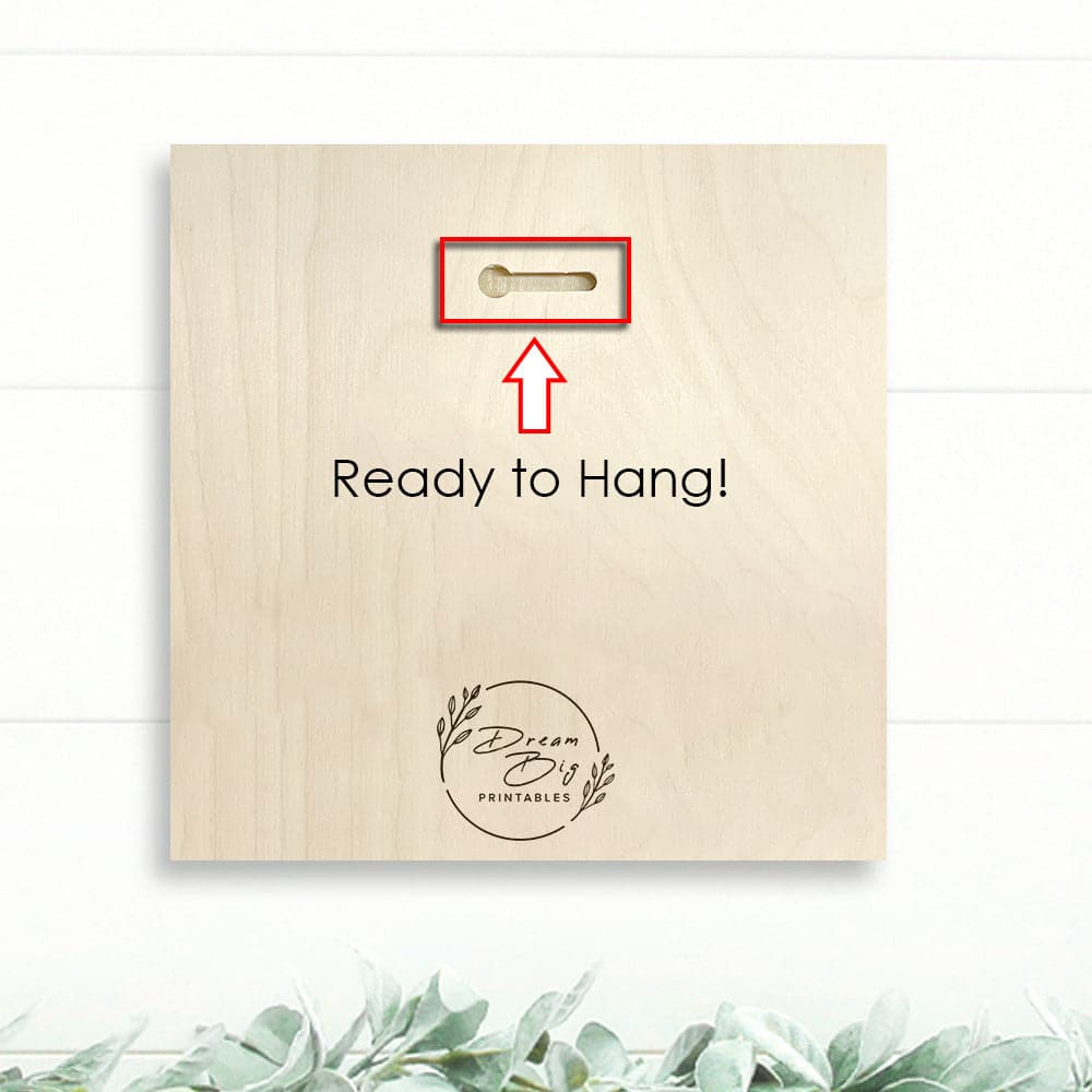 Photo + Text Squares - Dream Big Printables