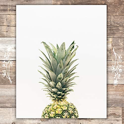 Pineapple Wall Art Print - Unframed - 8x10 | Beach Decor - Dream Big Printables