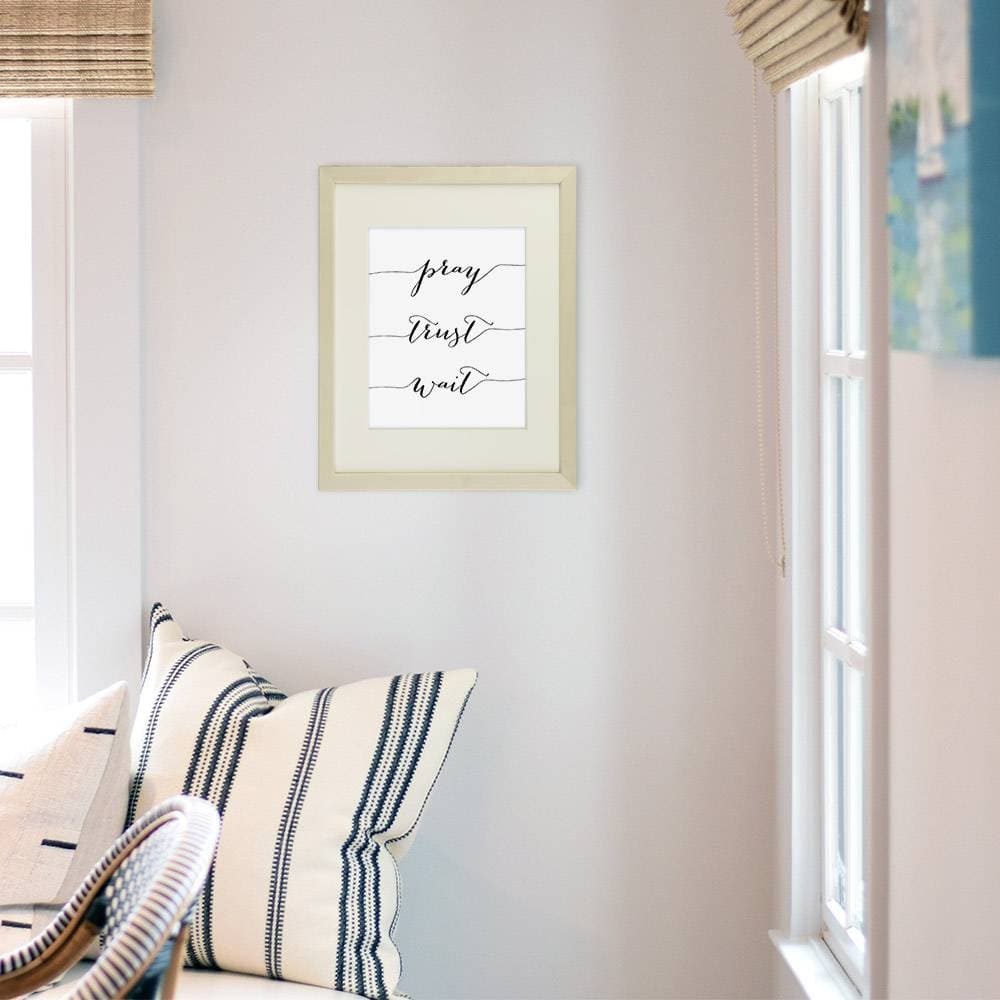 Pray Trust Wait Art Print - 8x10 - Dream Big Printables