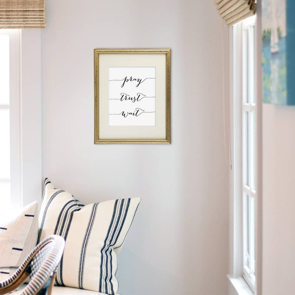 Pray Trust Wait Art Print - 8x10 - Dream Big Printables