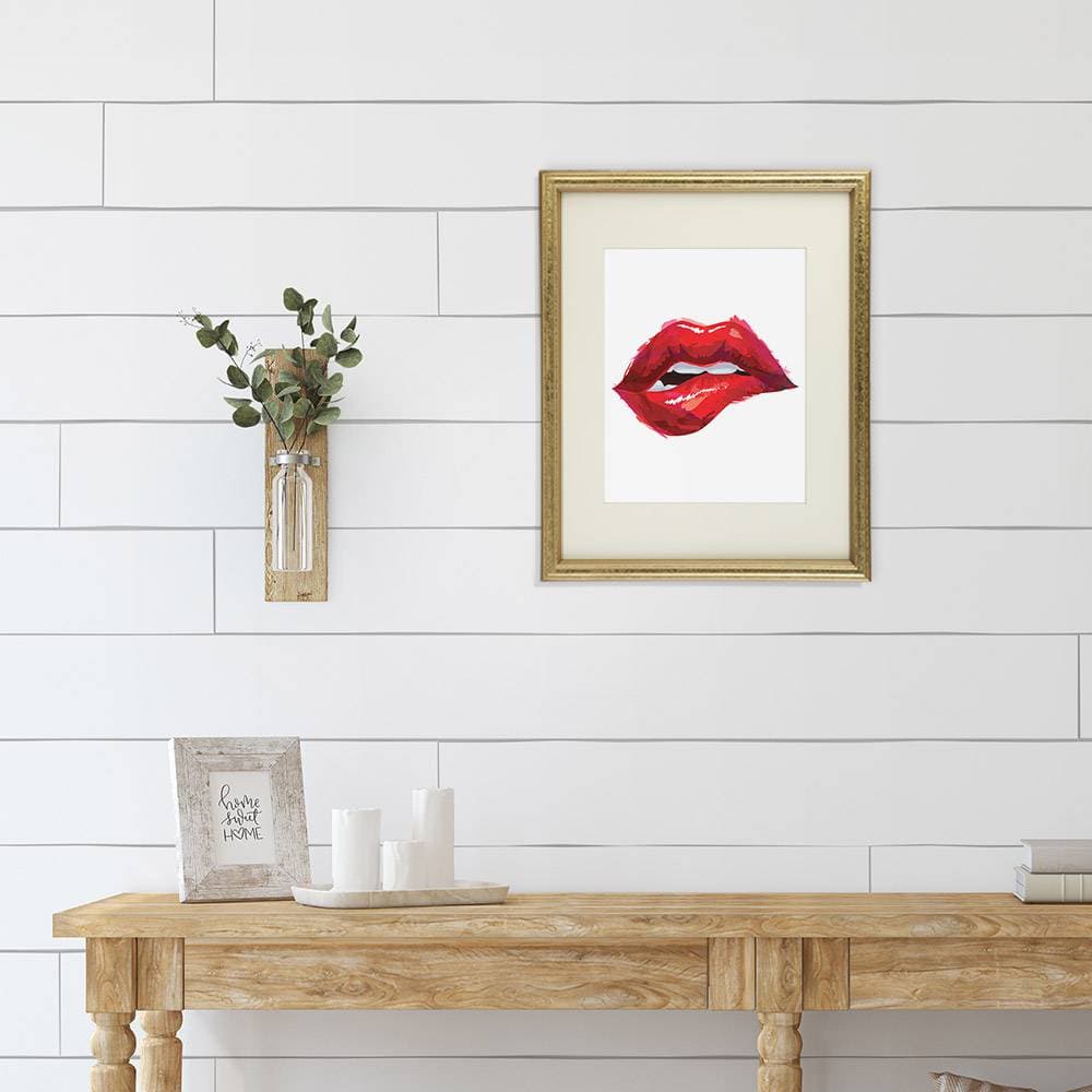 Red Lips Art Print - 8x10 | Fashion Wall Decor - Dream Big Printables