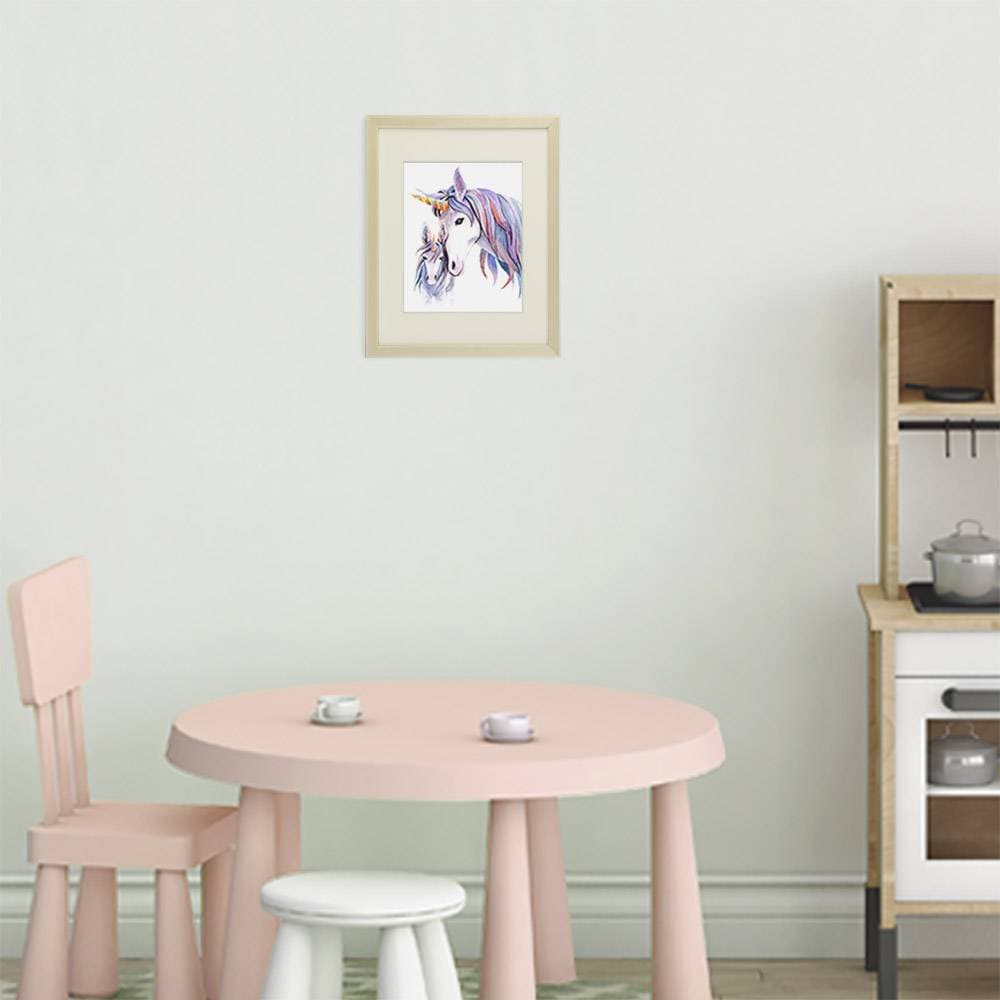 Unicorn Mother and Daughter Wall Decor For Girls Room - Art Print - 8x10 - Dream Big Printables