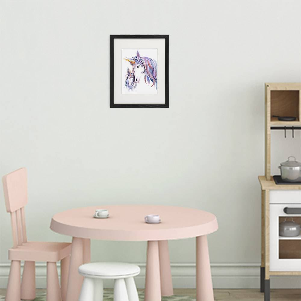 Unicorn Mother and Daughter Wall Decor For Girls Room - Art Print - 8x10 - Dream Big Printables