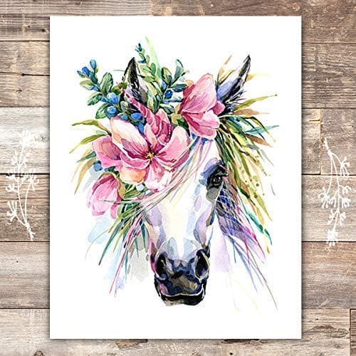 Unicorn Wall Decor Art Print - Unframed - 8x10s - Dream Big Printables