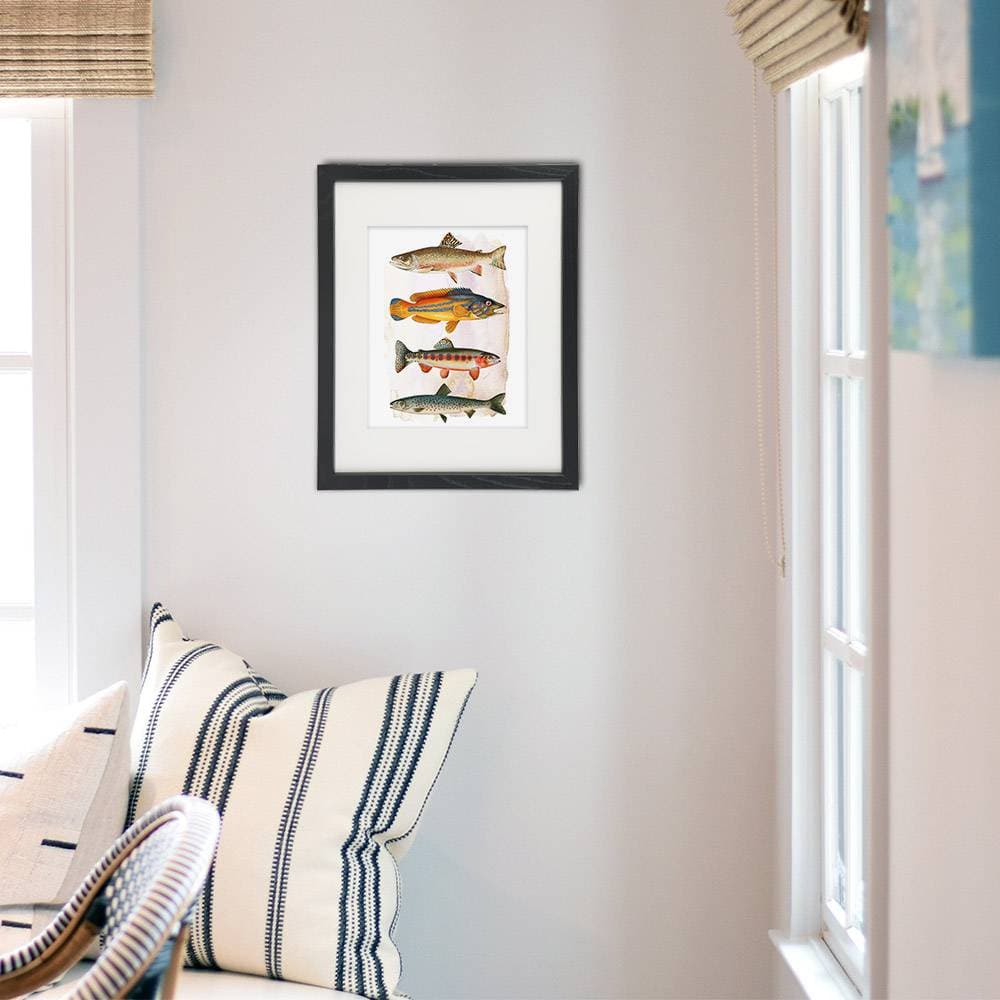 Vintage Fish Art Print - 8x10 - Dream Big Printables