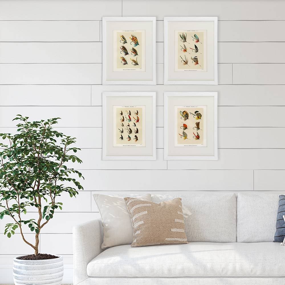 Vintage Fly Fishing Art Prints (Set of 4) - 8x10 - Dream Big Printables