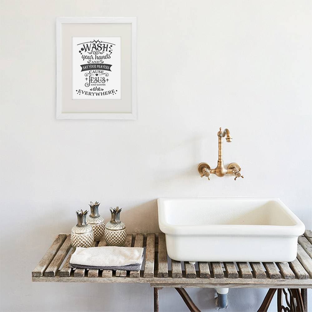 Wash Your Hands and Say Your Prayers Art Print - 8x10 - Dream Big Printables