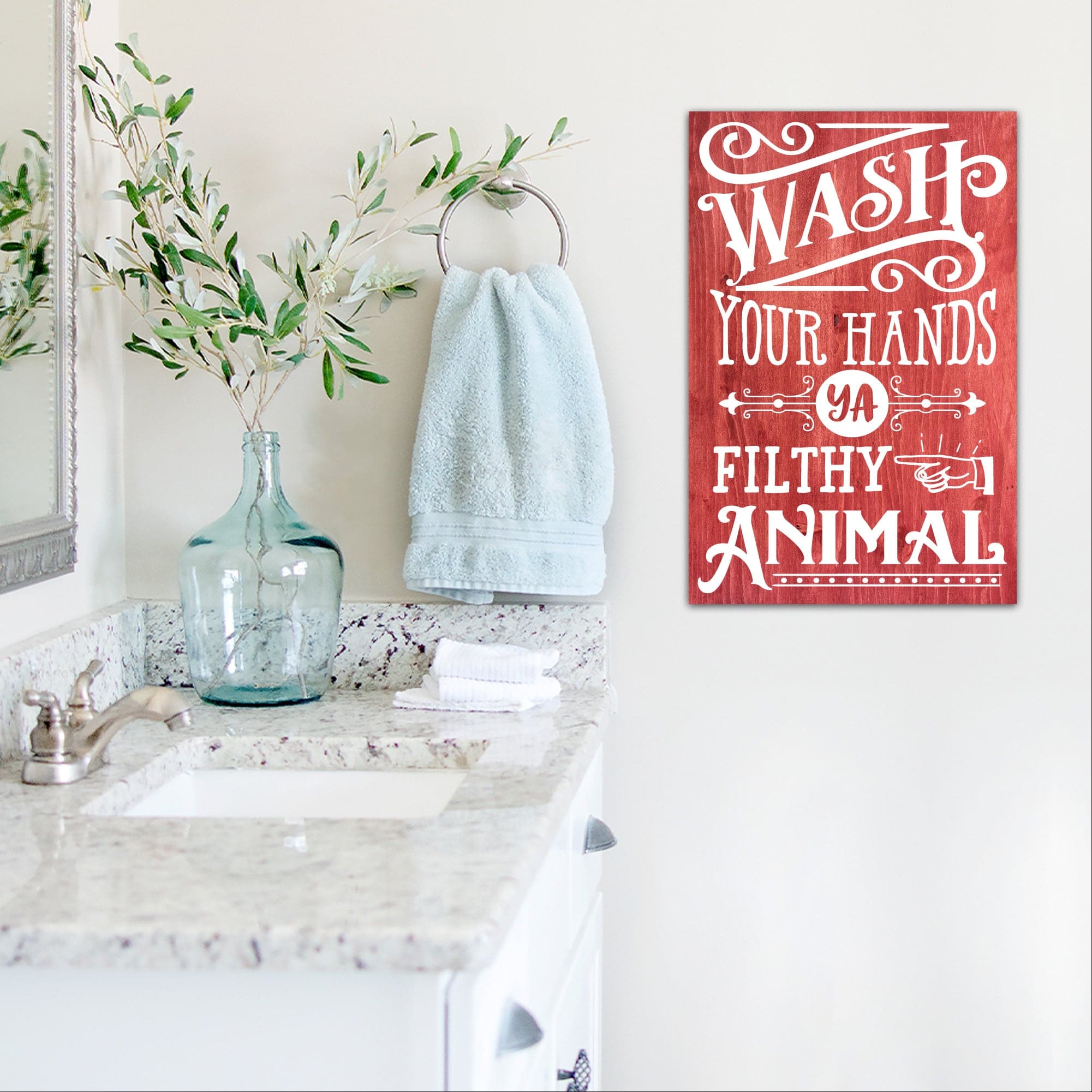 Wash Your Hands Ya Filthy - Dream Big Printables