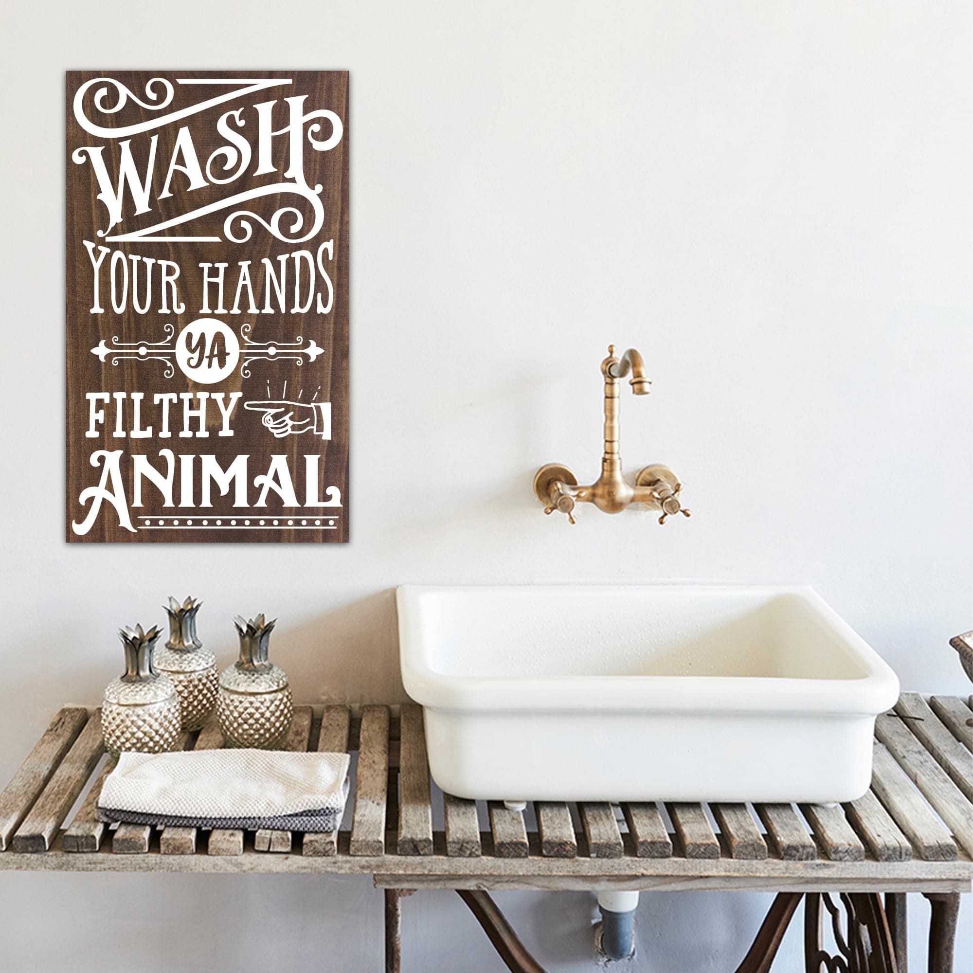 Wash Your Hands Ya Filthy - Dream Big Printables