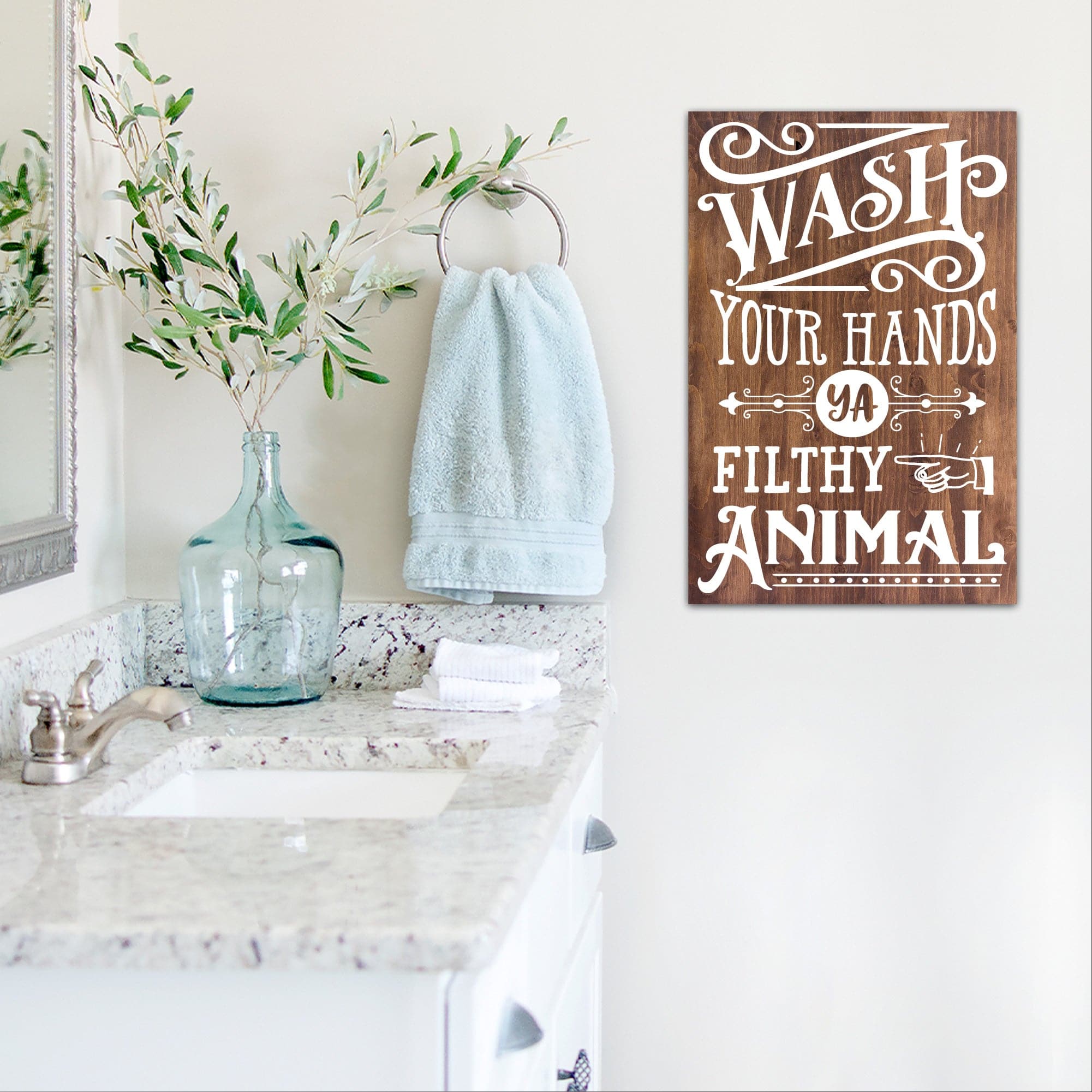 Wash Your Hands Ya Filthy - Dream Big Printables