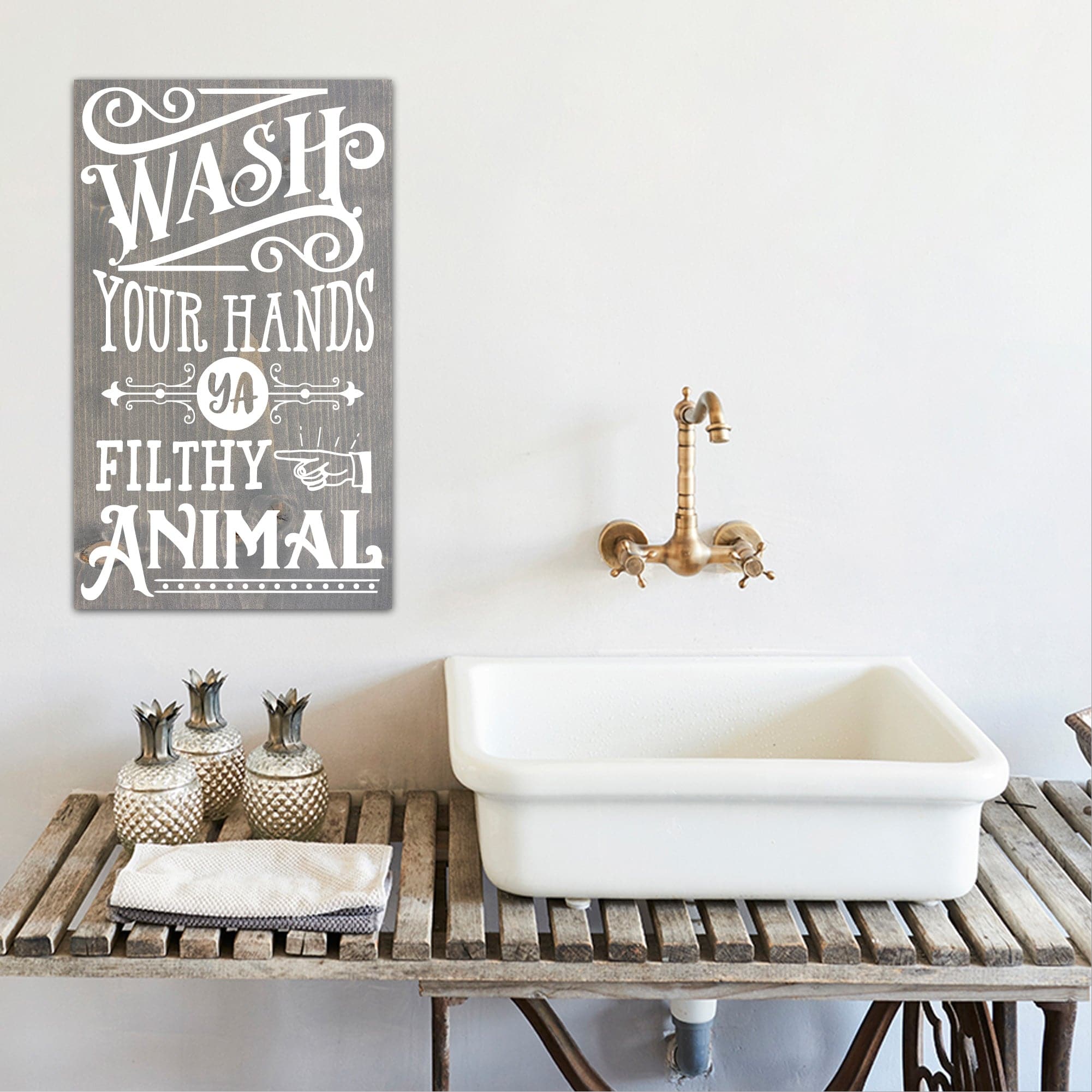 Wash Your Hands Ya Filthy - Dream Big Printables