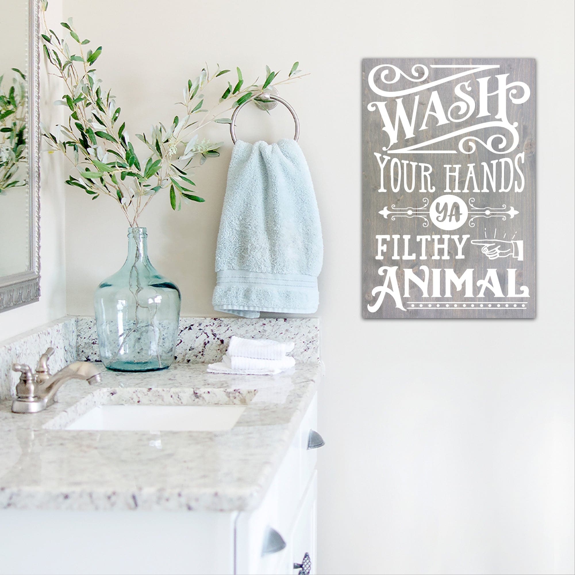 Wash Your Hands Ya Filthy - Dream Big Printables