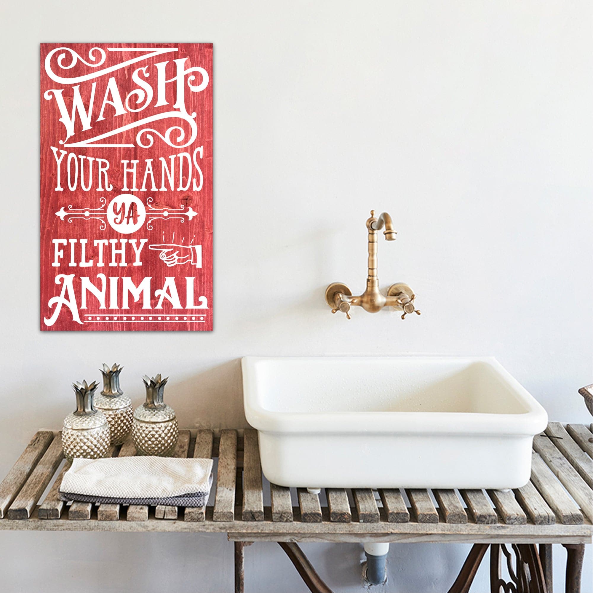 Wash Your Hands Ya Filthy - Dream Big Printables