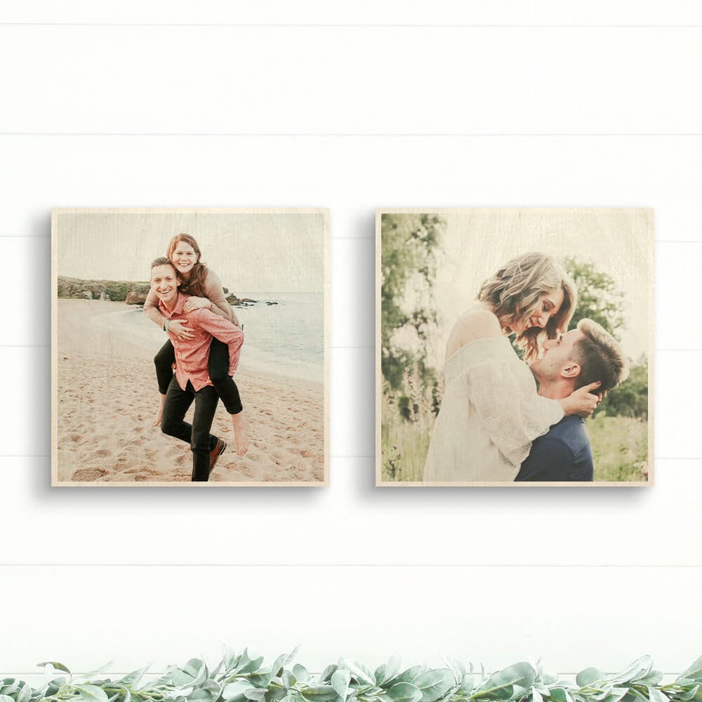 Wood Photo Squares - Dream Big Printables