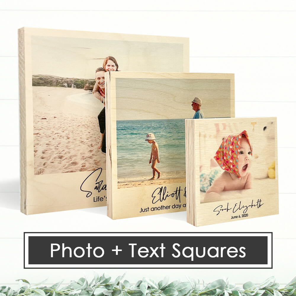 Wood Photo with Text - Dream Big Printables