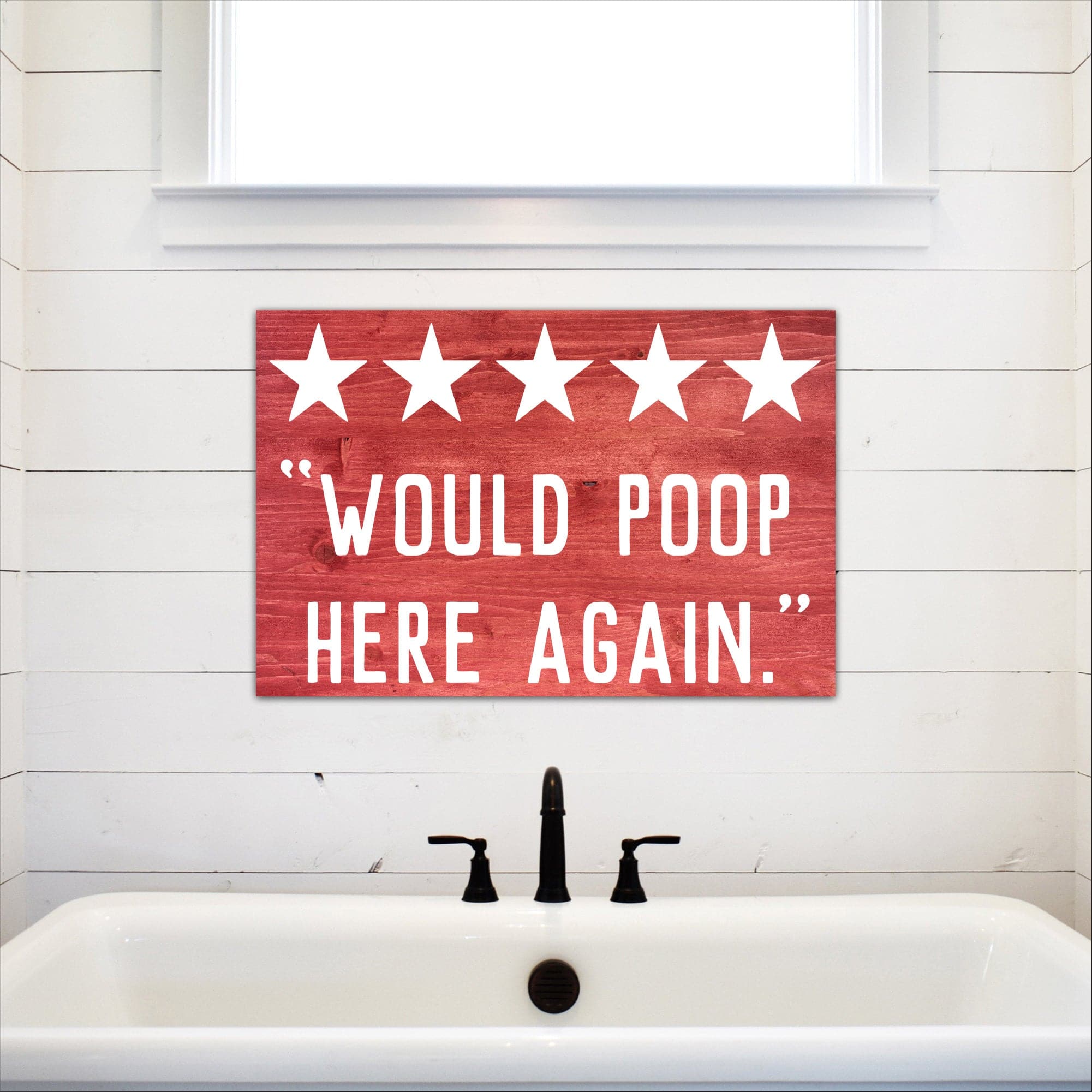 Would Poop Here Again - Dream Big Printables