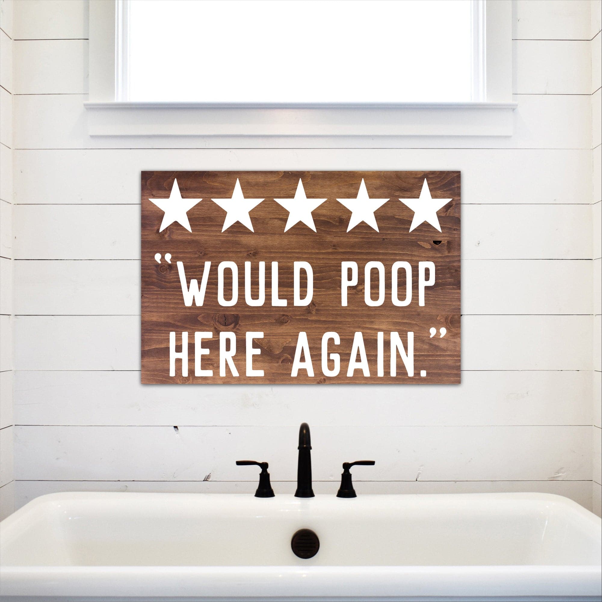 Would Poop Here Again - Dream Big Printables
