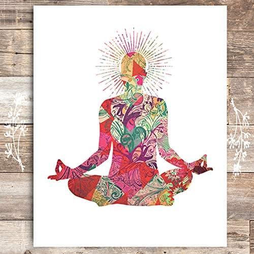 Yoga Pose Art Print - Unframed - 8x10 | Inspirational Decor - Dream Big Printables
