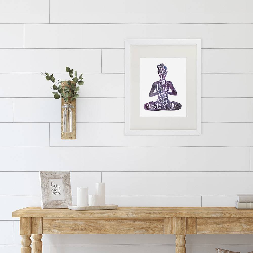 Yoga Quote Wall Art Print - 8x10 - Dream Big Printables