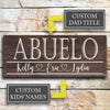 Abuelo - Custom Father's Day Sign - Dream Big Printables