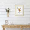 Adventure Floral Deer Art Print - 8x10 - Dream Big Printables