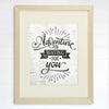 Adventure Is Waiting For You Art Print - 8x10 - Dream Big Printables