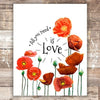 All You Need Is Love Art Print - Unframed - 8x10 - Dream Big Printables