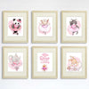 Animal Ballerinas Art Prints (Set of 6) - 8x10s - Dream Big Printables