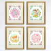 Animals Wreath Art Prints (Set of 4) - 8x10s - Dream Big Printables